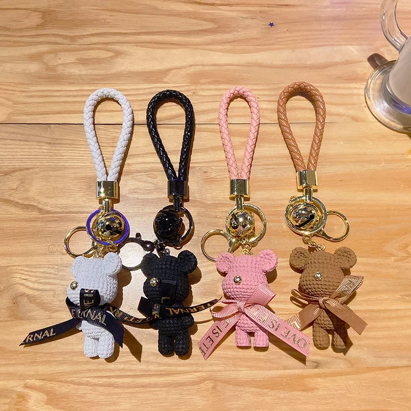 Creative Cute Bear Keychain Jewelry Resin Trinket