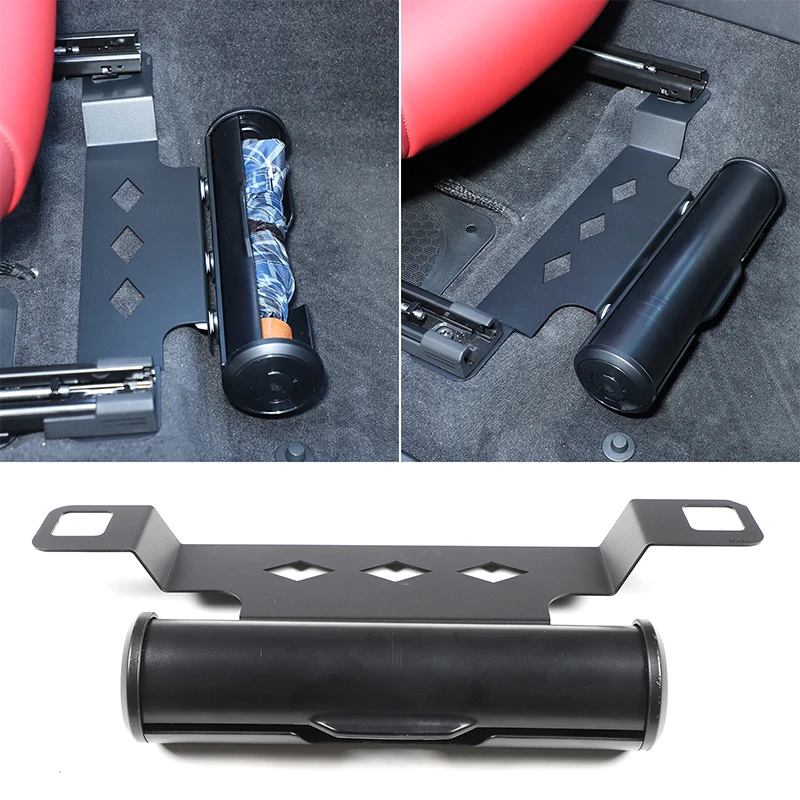 

1Pcs carbon steel black For BMW X3 G45 2025+ car passenger seat umbrella tube car interior modification accessories