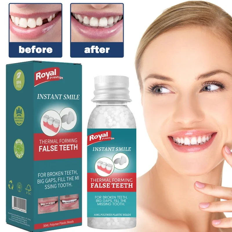 Tooth Repair Filling Glue Resin FalseTeeth Glue Teeth Gap Temporary Repair Glue Falseteeth Safety Fix Adhesive Dental Supplies