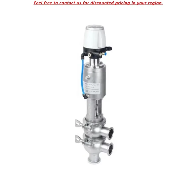 

DONJOY Stainless Steel 304/316L Double Seat Divert Valve With Mini Pneumatic Control Unit Sanitary Divert Valve