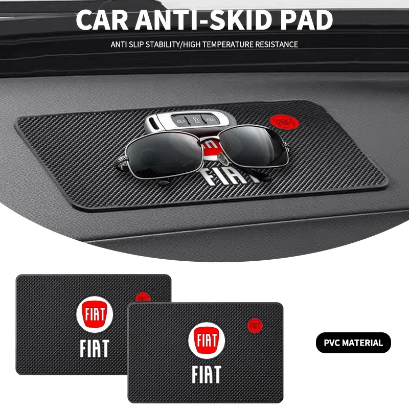 

Нескользящий липкий коврик для приборной панели автомобиля, противоскользящий силиконовый коврик для Fiat 500 Punto 124 125 500 Bravo Stilo Panda Abarth Tipo Viaggio