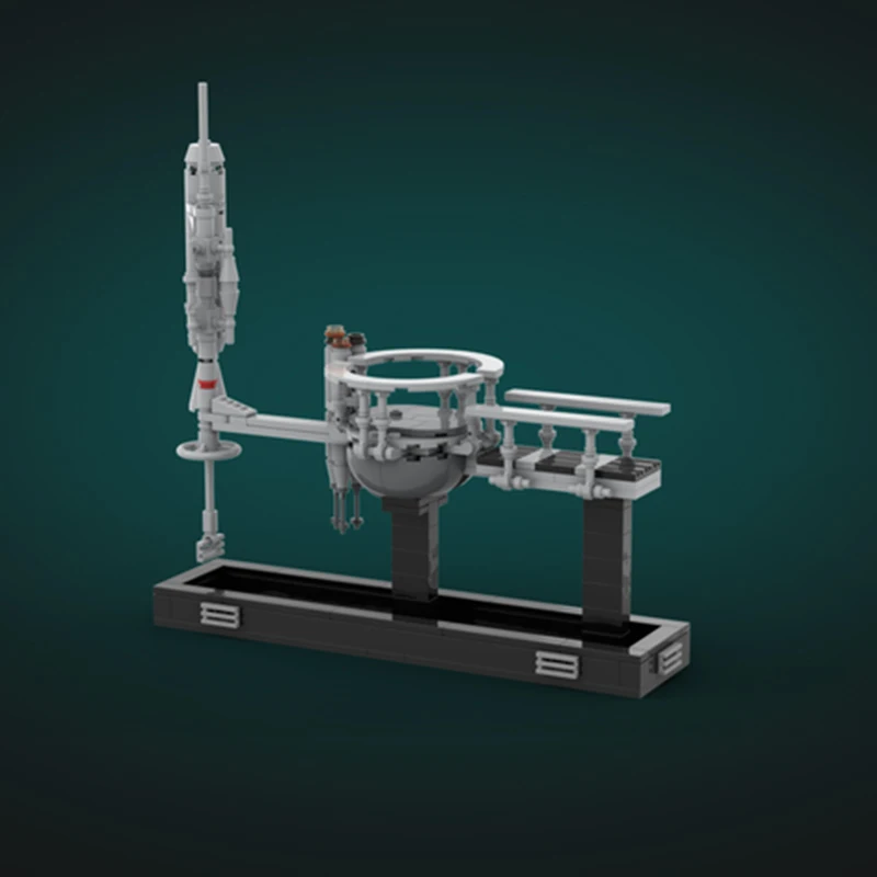 

258 шт. MOC Duel on Bespines, диорама, звездная битва, строительные блоки, рождественский подарок, сделай сам, мастер-серия, коллекционное издание, модель