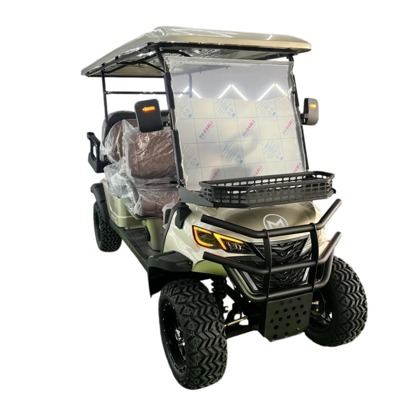 Brand New Export High Quality 72V Lithium Battery AC Motor Golf Cart All Round Off Road Hunting 7500W 6 Seat Golf Cart