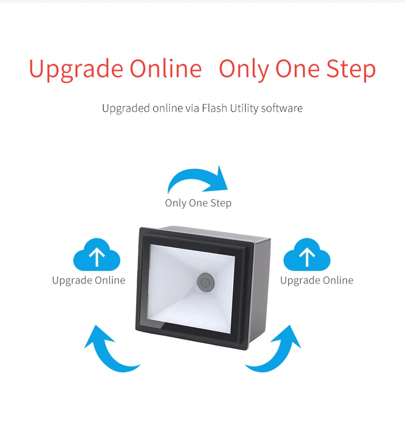 المسح التلقائي 2D الثابت جبل وحدة ماسح الباركود CMOS Qr رمز الماسح الضوئي وحدة EP8000Y