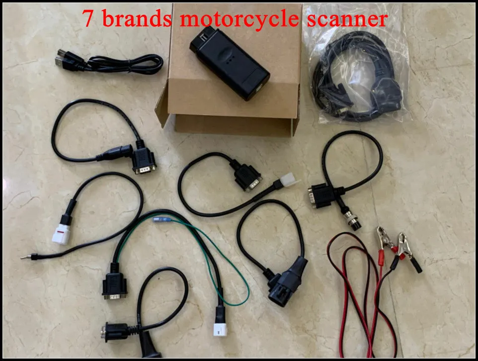 Best Price Classic 7 in 1 Multi-Brand Motorcycle Scanner Motorbike Repair Diagnostic Tool