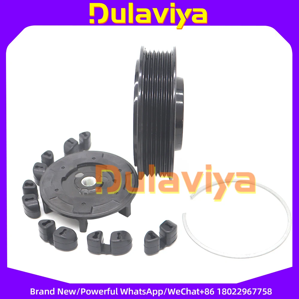 AC Compressor Clutch Pulley for SKODA FABIA ROOMSTER VW GOLF IV LUPO BORA FOX 6Q0898810 6Q0820803J 6Q0820803K 6Q0820803P