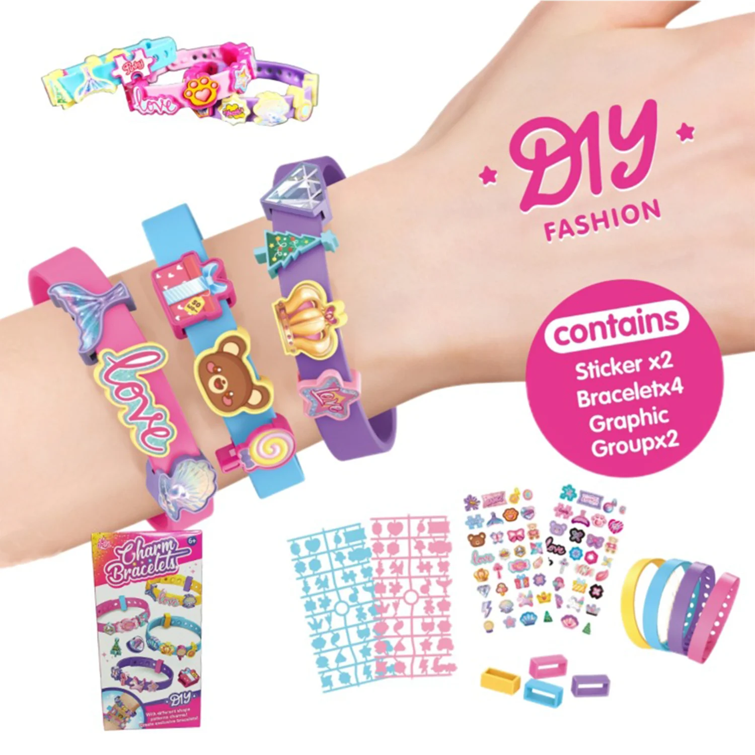 Kinder Puzzel Diy Armband Riem, Handgemaakt Huis Speelgoed Voor Meisje, Ouder Kind Interactie