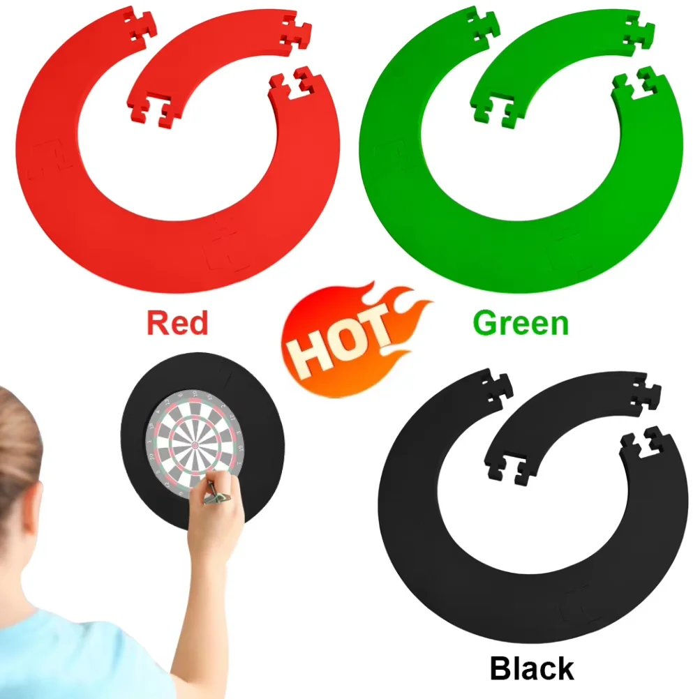 EVA Dart Board Ring Jigsaw Ring Design Dartboard Wall Protection Board Removable Dartboard Wall Surround Dartboard Surround Ring