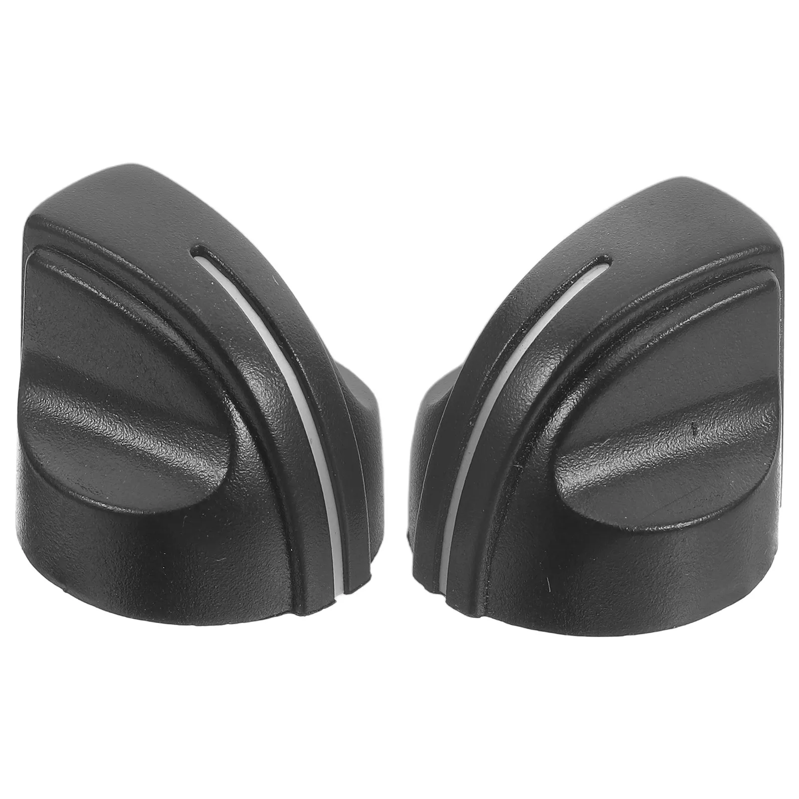 

2Pcs Fluted Shaft Potentiometer Knob Plastic Control Knob Motor Panel Replacement Universal for Electronic Equipment Amplifier
