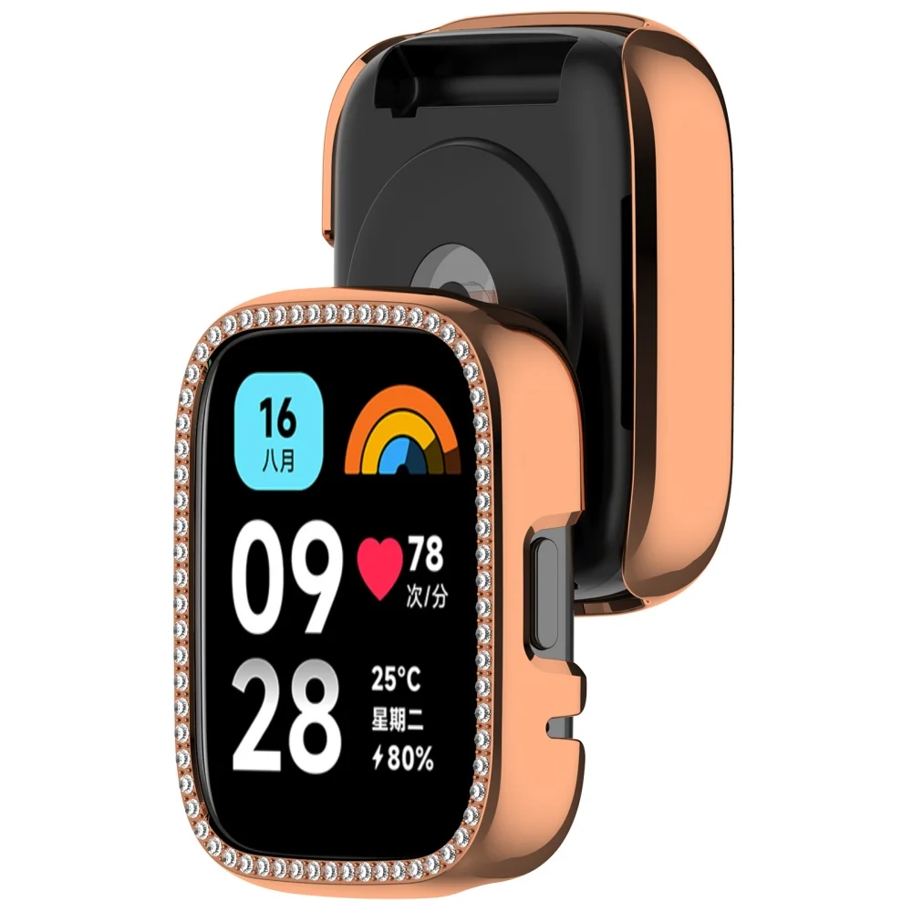 Чехол-чехол для Redmi watch3 lite/watch3 active/watch 3 Youth Edition, однорядный защитный чехол с бриллиантами