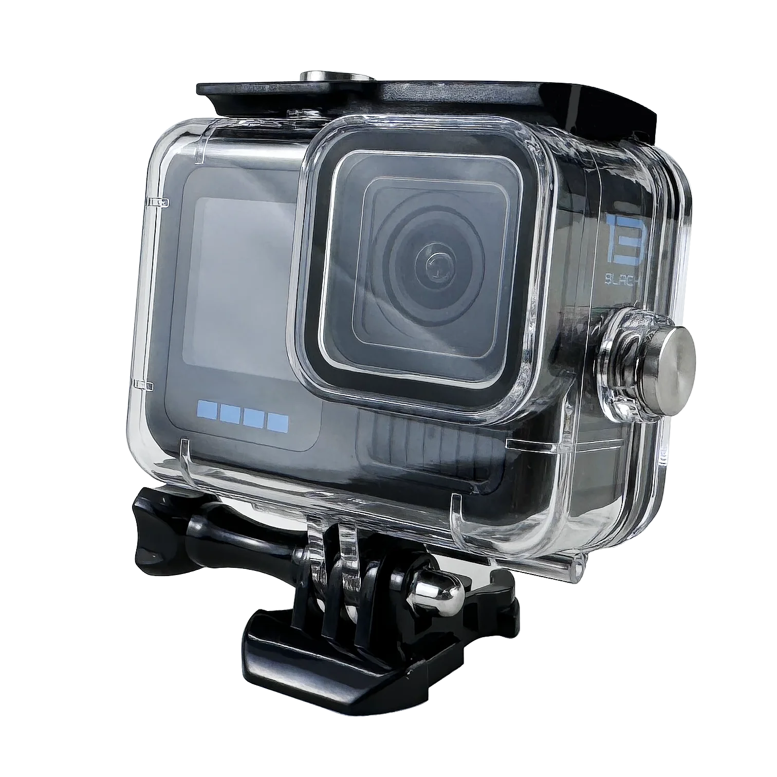 Waterproof Case for GoPro Hero 12 11 10 Black Housing with Anti Fog Inserts Temepered Glass Screen Protector Floating Hand Grip