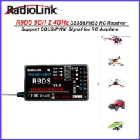 Radiolink R9DS 9CH 2.4GHz DSSS & FHSS RC Receiver Support SBUS/PWM Signal for RC Plane AT9 AT9S AT9S Pro AT10II AT10 Transmitter