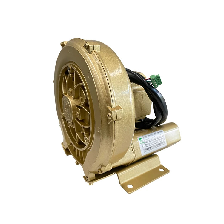 

STLFSolar Powered Outdoor Mobile DC Small Side Channel Blower Ring air Pumps for Aquaculture Fish Pond Water Aerator