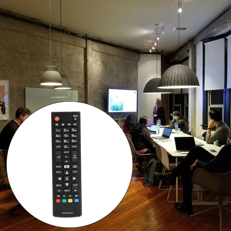 교체용 스마트 리모컨 AKB74915324 설정이 필요하지 않음 경량 리모컨 미끄럼 방지 리모컨