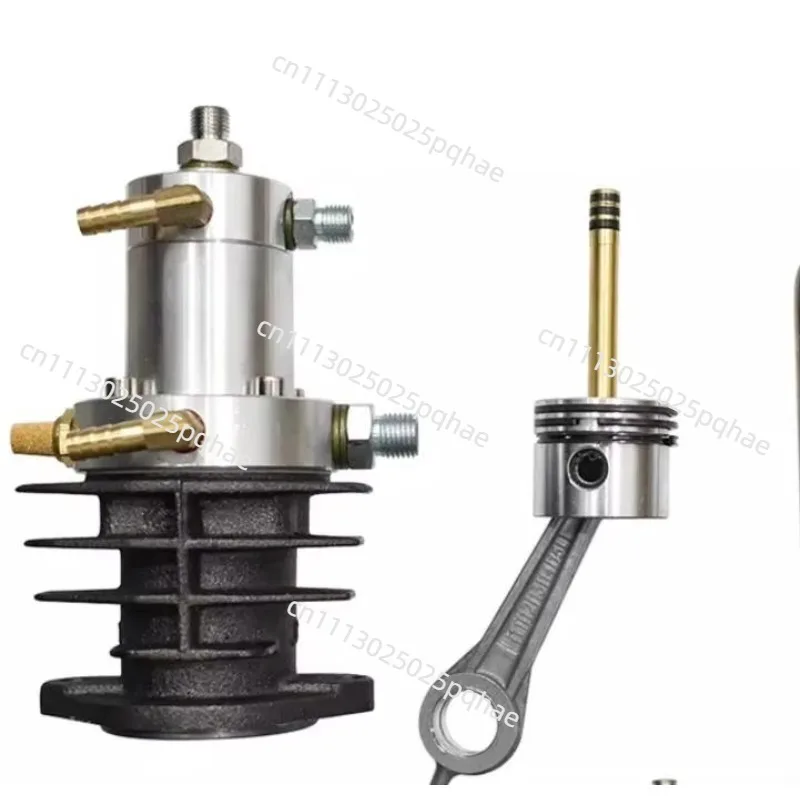 Cylinder Flange Head & Piston For YONG HENG PCP 30MPa 4500PSI High Pressure Air Compressor Repair Parts