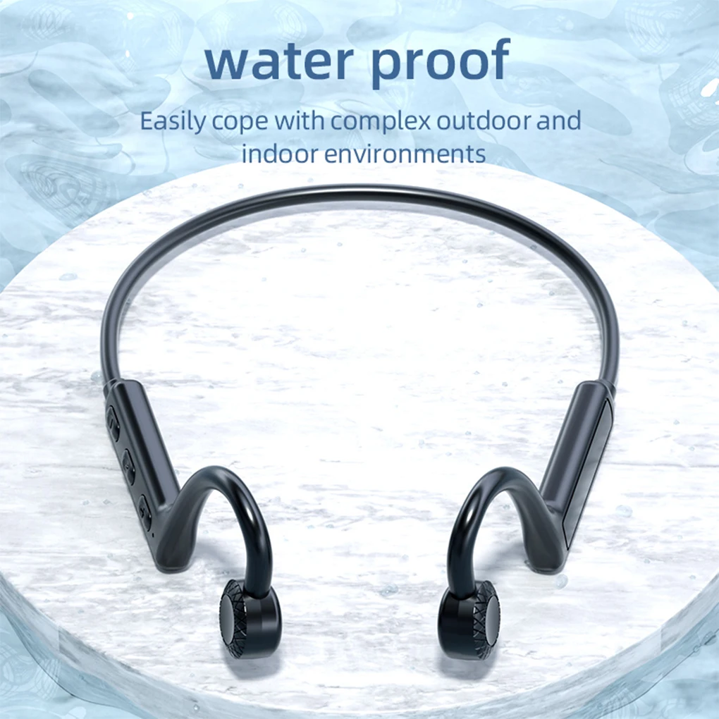 Bone Conduction Earphone Portable Surround Low Delay Headphone Headset