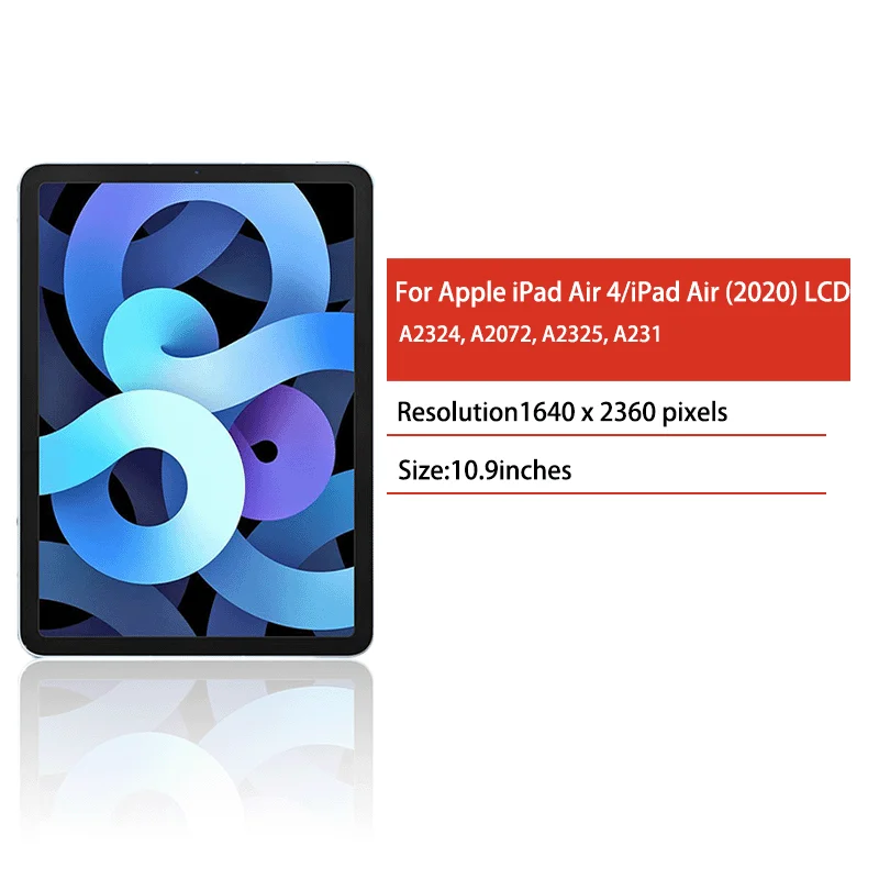 Pop 10.9“inch New LCD For IPad Air4 Air 4 A2072 A2316 A2324 A2325 LCD Display Touch Screen Digitizer Panel For IPad Air 2020 Dis