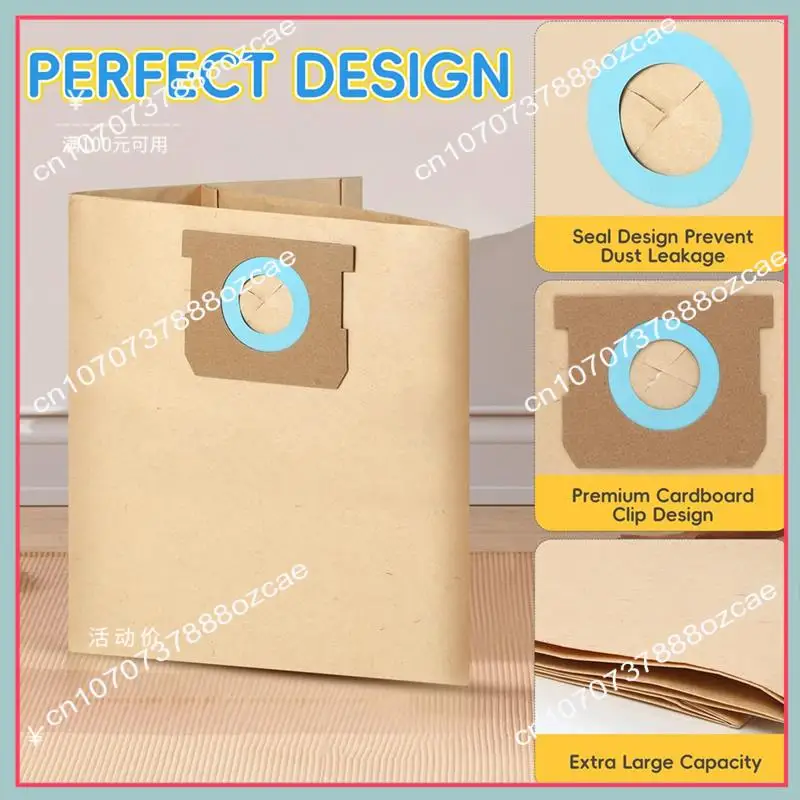 A26P, 14 шт. в упаковке DXVA19-4104, вакуумный мешок для влажной/сухой уборки емкостью 5–8 галлонов, одноразовые вакуумные мешки для магазина, замена мешка для пыли