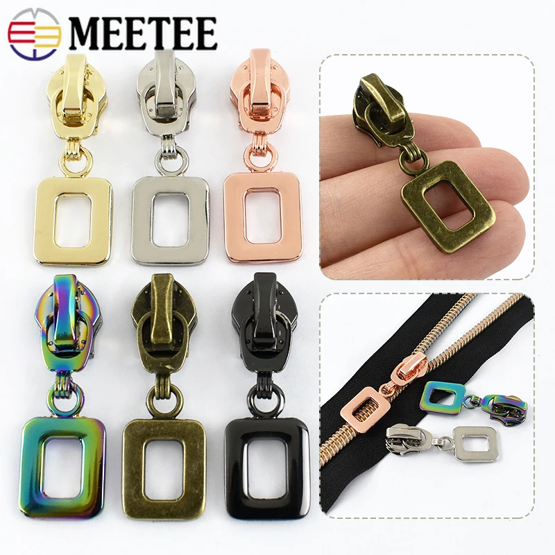 10/20Pcs 5# Zipper Slider for Nylon Zip Tapes Clothes Zippers Puller Jacket Decoration Zips Cursor Closures Instant Ziper Repair