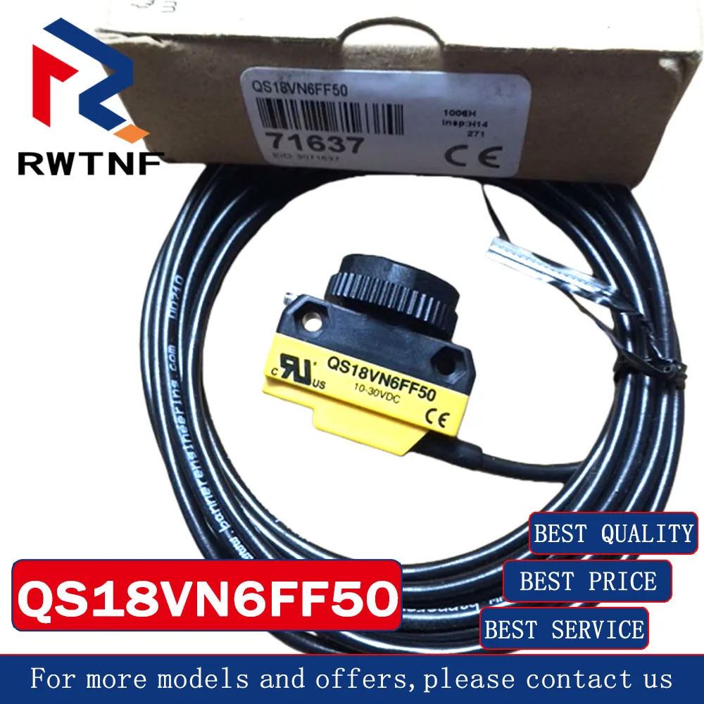 Brand New Genuine QS18VN6FF50 Banner Photoelectric switch sensor,100% original warehouse stock