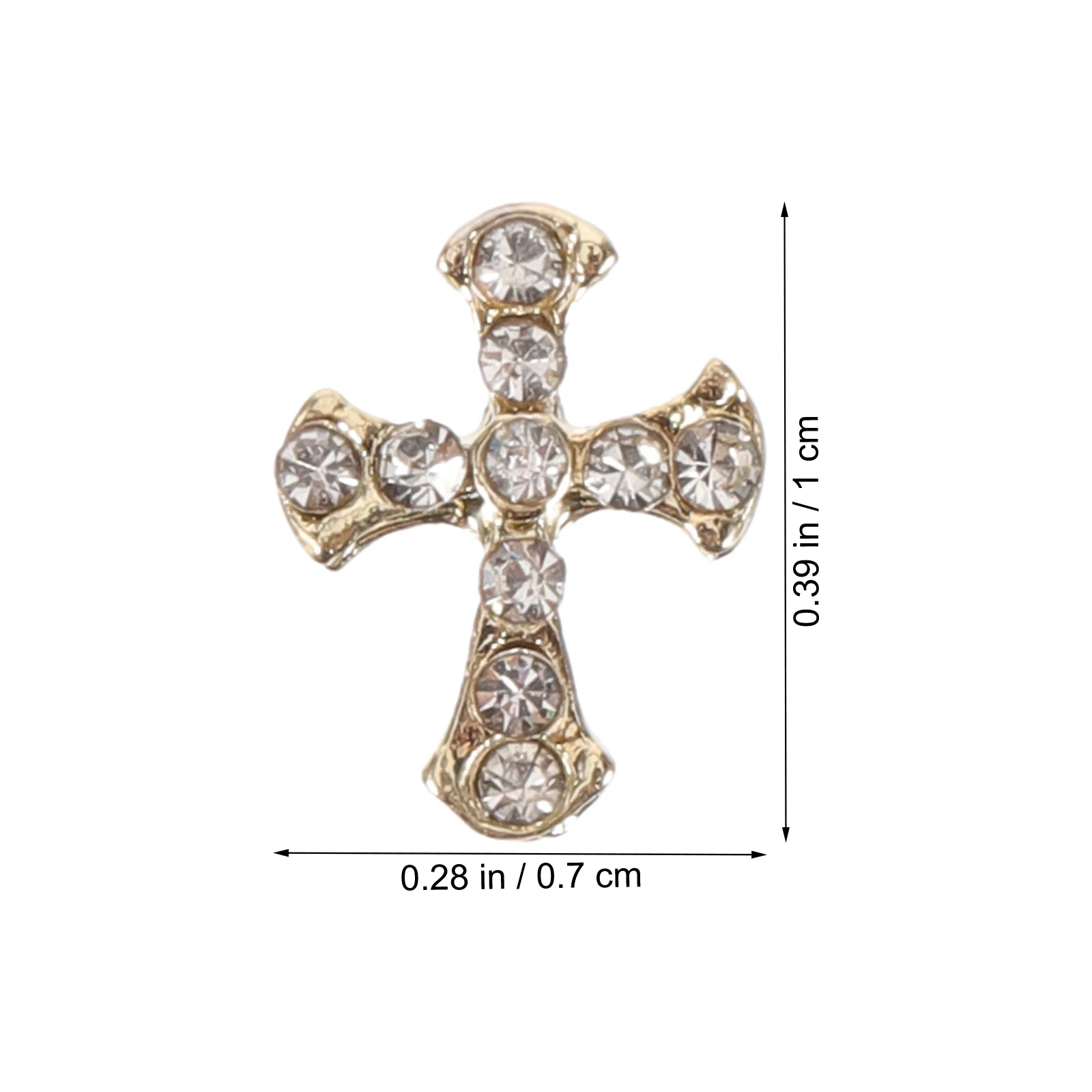 80 Pcs Manicure Nail Decoration Jewelry Cross The Pearl Charms for Acrylic Nails Gems Decorate Virgin Mary Alloy 3d Miss