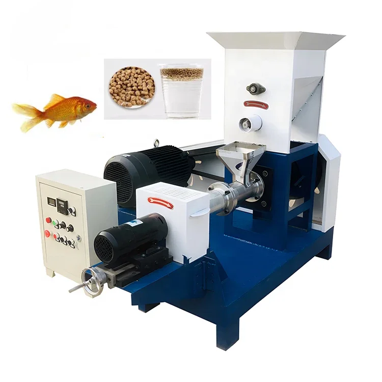 Factory Direct Animal Feed Pellet Machine Floating Fish Feed Mill Pellet Extruder Machine Fish Feed Pellet Machine