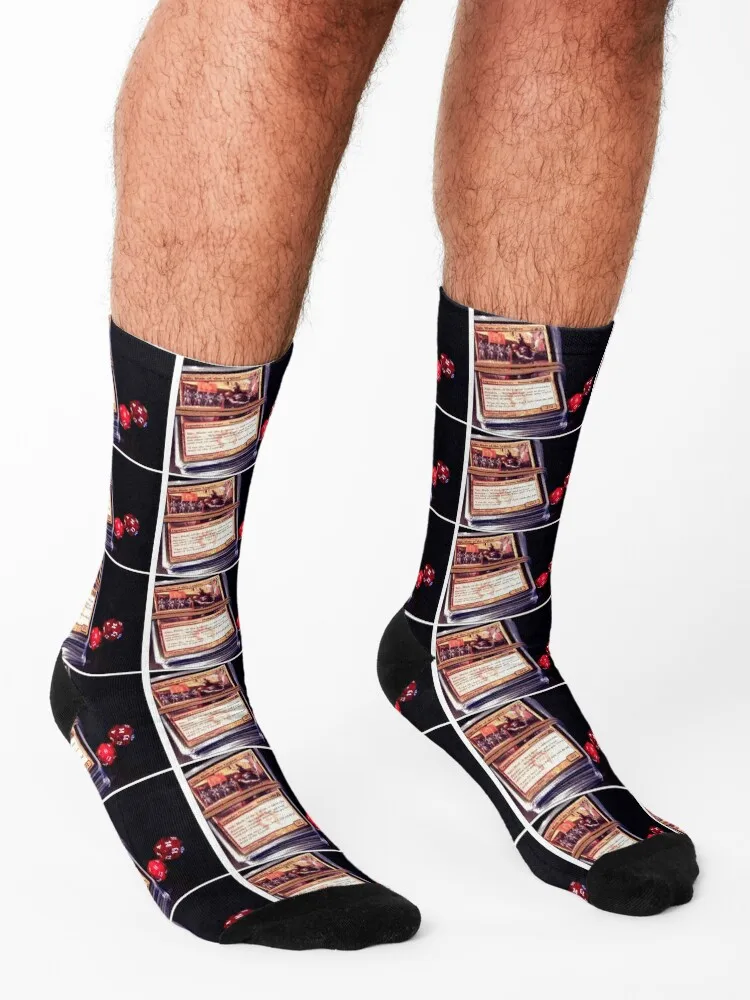 جوارب Magic The Gathering Game الليلية لركوب الدراجات والرياضة والترفيهية لكرة القدم، جوارب نسائية عصرية