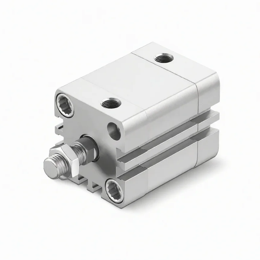 Compact cylinder ADN-20/25/32-5-10-15-20-25-30-40-I-P-A/A-P-A