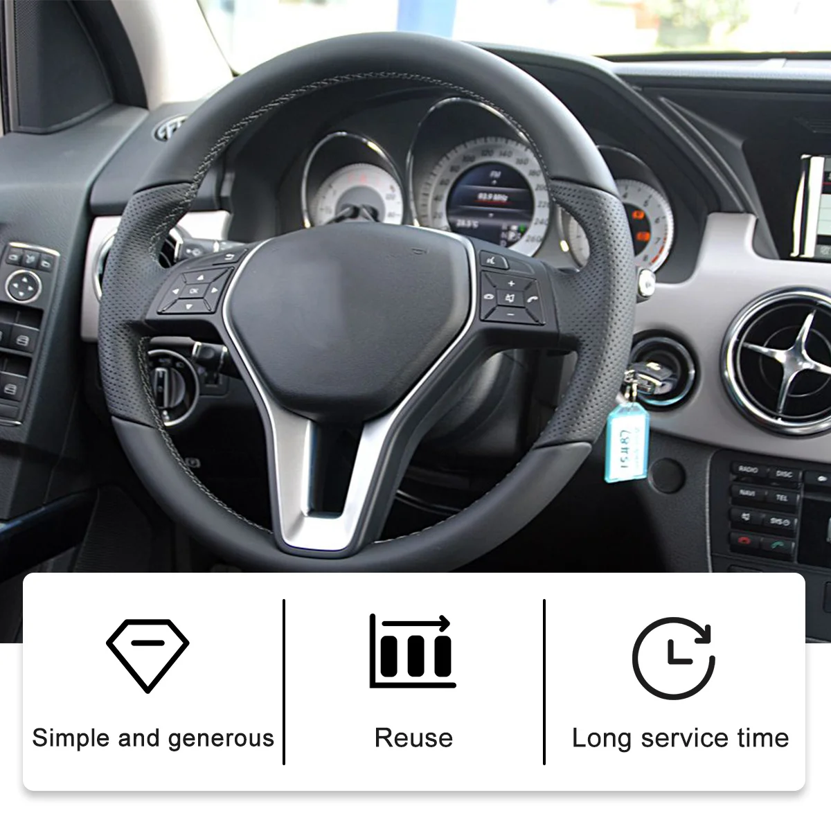 

100 шт., чехол на руль автомобиля, универсальный одноразовый пластиковый протектор, декор, автозапчасти, прочный одноразовый пластиковый чехол