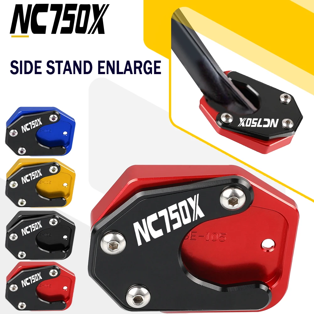 

For HONDA NX750 X NC750X NX750X NC750/X NC 750X 2016 2017 2018 2019 Motorcycle Side Stand Enlarge Pad Kickstand Extension Plate