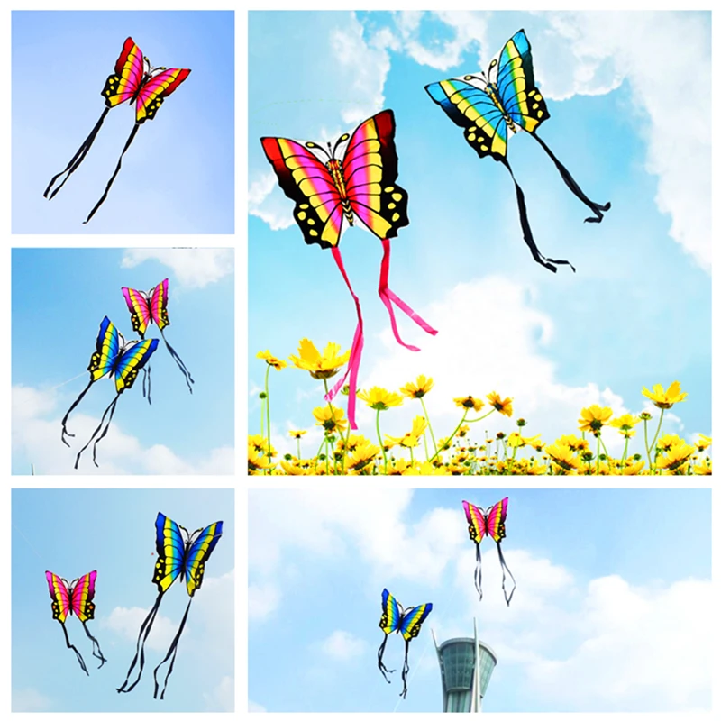 free shipping lovers butterfly kites flying toys for children nylon ripstop fabric single line kites Eagle kite Power kite fun