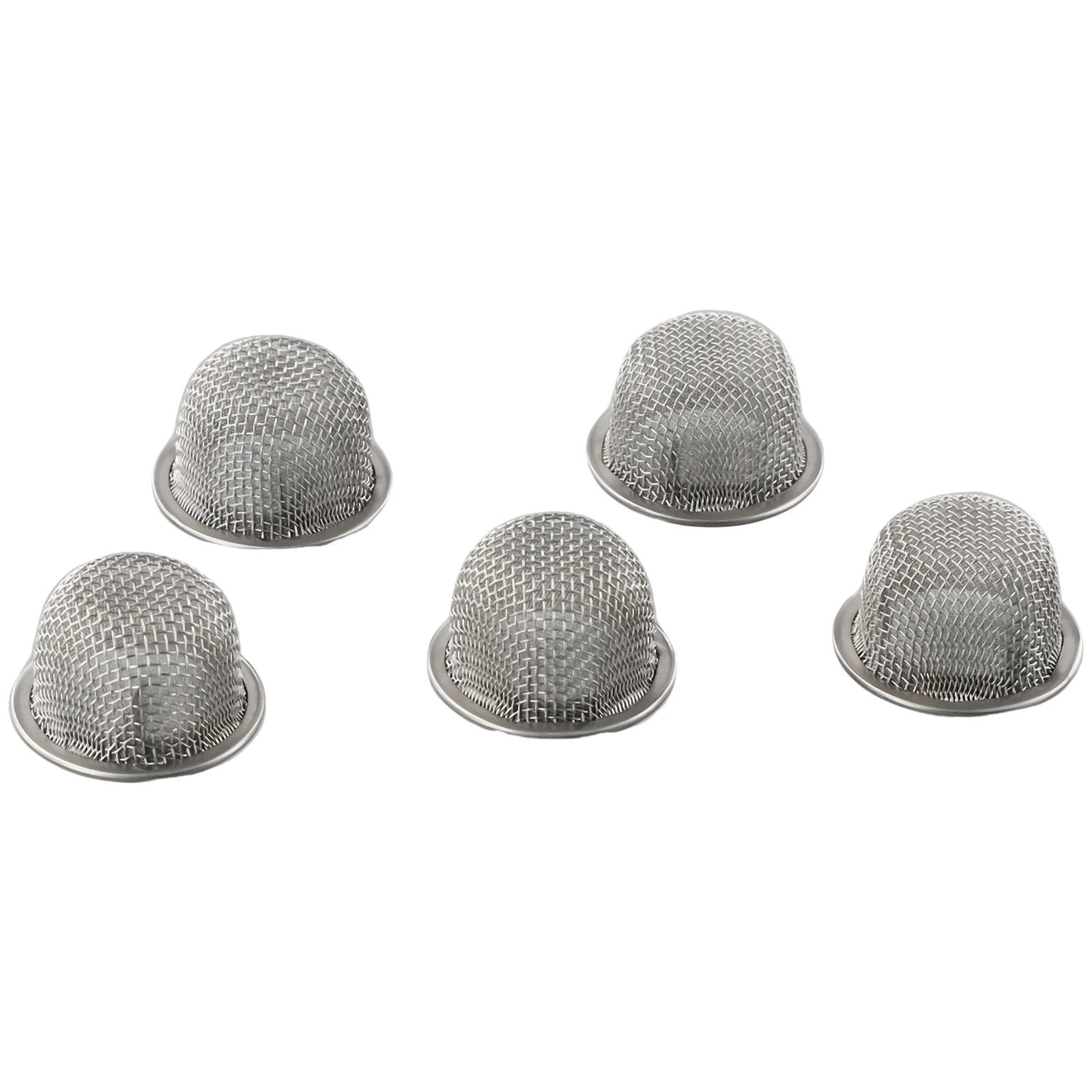 5-Piece Double Layer Stainless Steel Screen Filter Bowls for Cocktail Mixing Whiskey Straining and Drink Clarification Needs