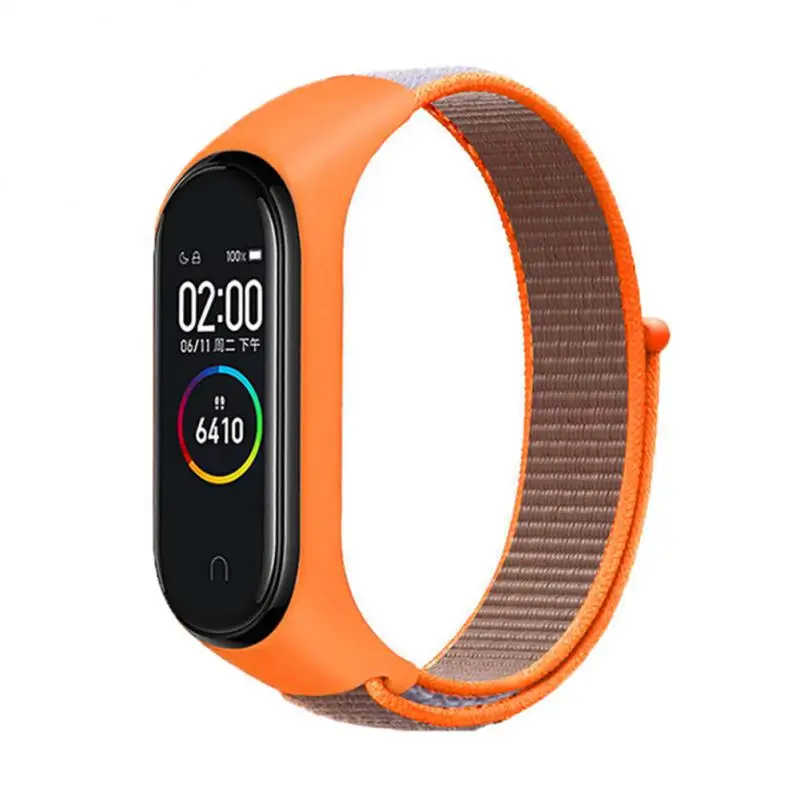 Correa de repuesto de nailon para XiaoMi Mi Band 3, 4, 5, 6, pulsera deportiva elástica ajustable