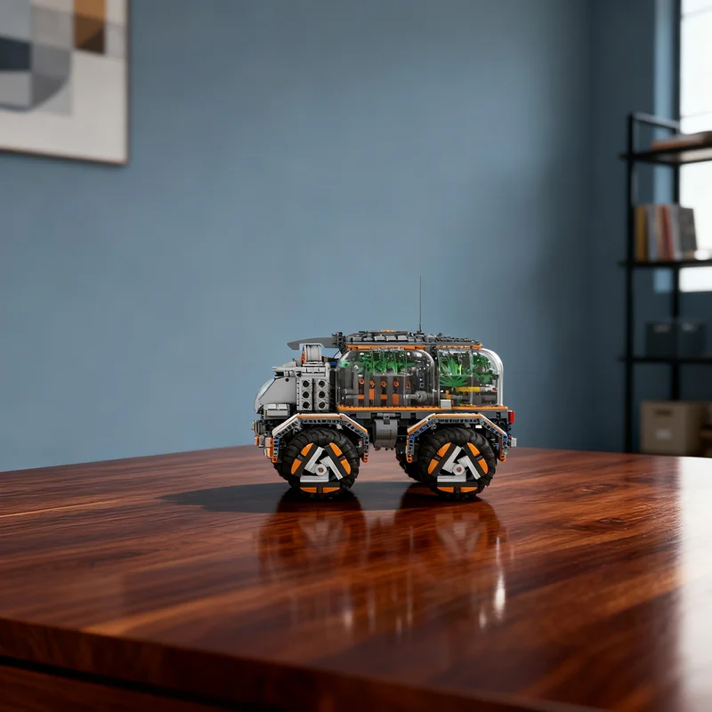 

2512 деталей MOC: Техническая модель транспортного средства, движимого фоторезистивностью растений, конструктор, подарок своими руками, креативный коллекционный декор для демонстрации