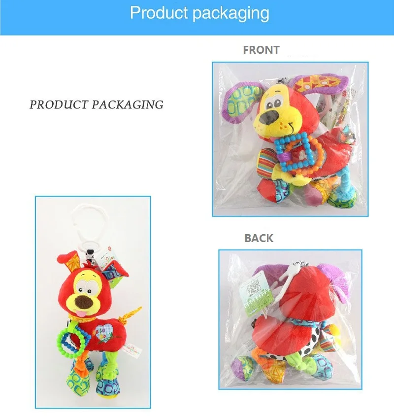 Baby Rattles Teether Newborn Soft Plush Toys  Baby Crib Hanging Toys Car Lathe Hanging  Baby Toys for Stroller