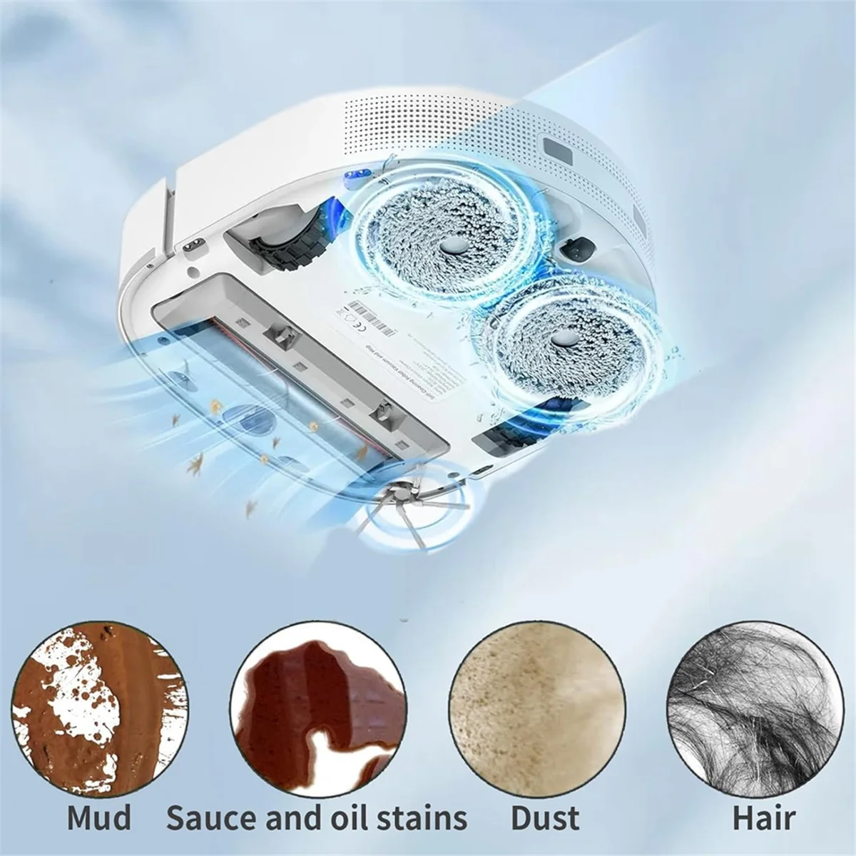 

Сменные насадки из 4 упаковок для Xiaomi Dreame W10/W10 Pro, робот для мытья полов Dreame W10/W10 Pro, для всех типов пола, хит продаж