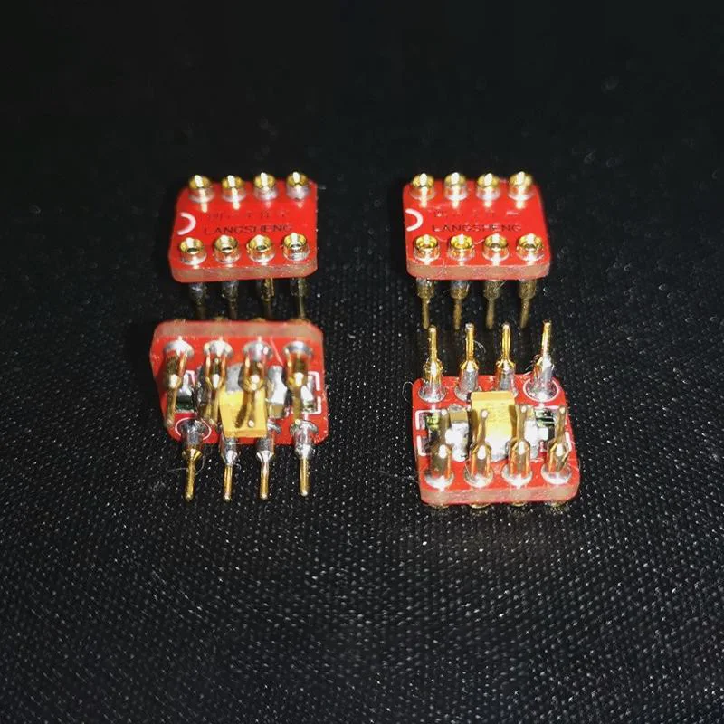 Upgrade DIP-8 Socket Adapter for Hi-Fi Audio Operational Amplifiers (Op-Amps)