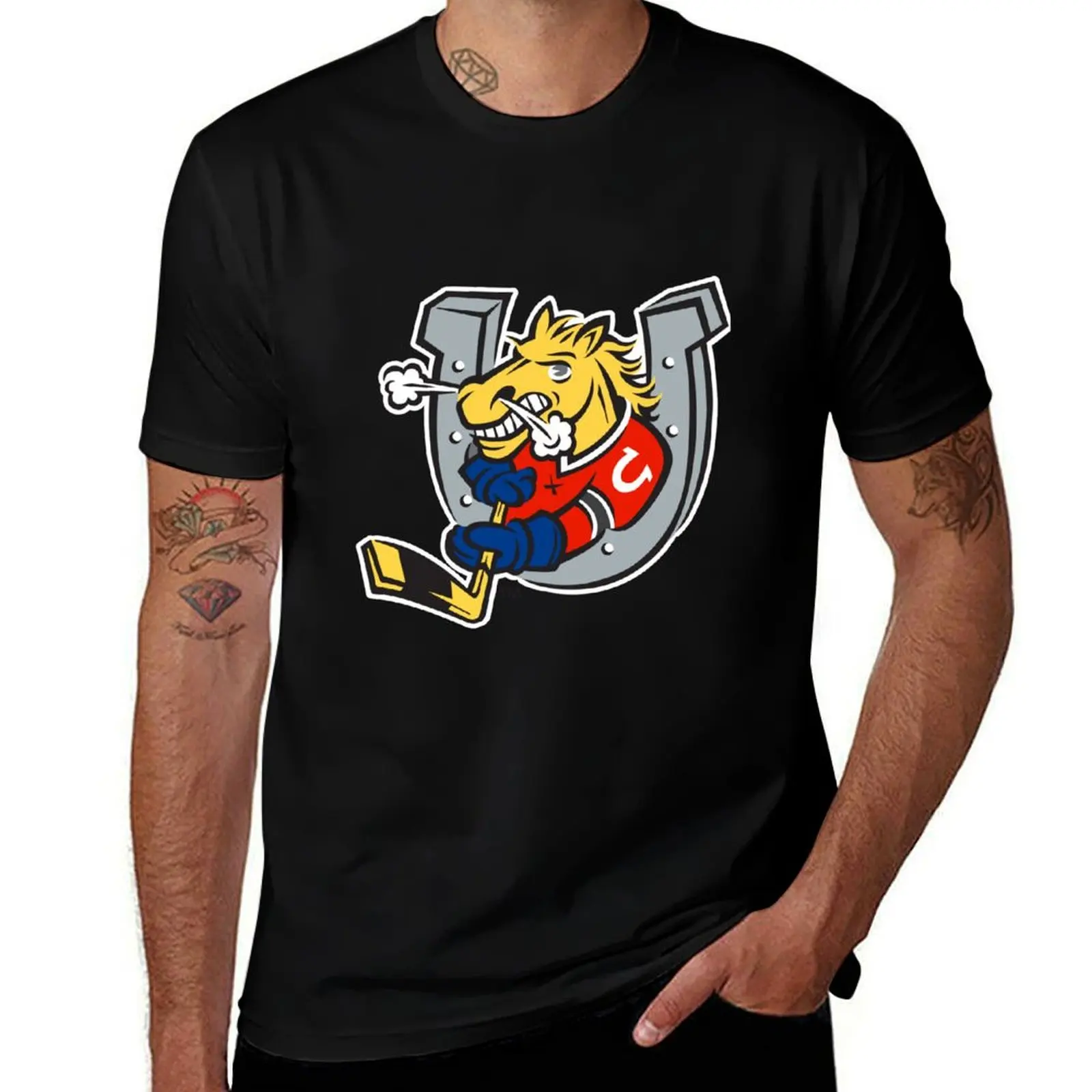 

T-Shirt shirts custom shirt cotton Barrie print t mens Hockey t t League 100% man graphic Essential Colts The shirts