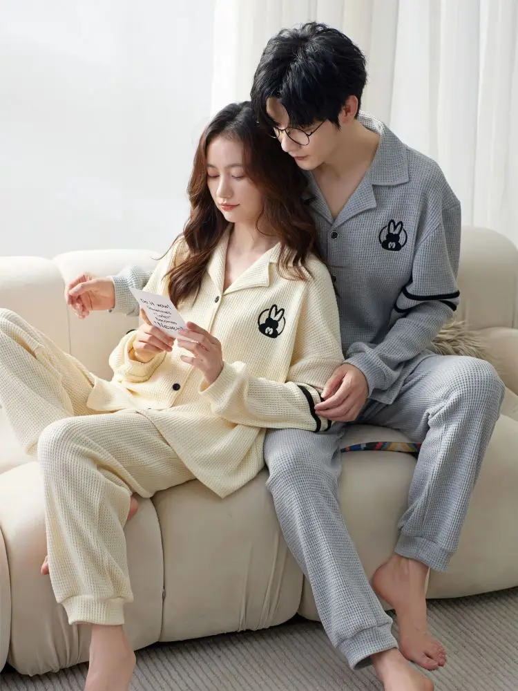 Matching Sets For Couples Loungewear Women Set Men Pajama Nightwear Fall Sleepwear Plus Size Winter Warm