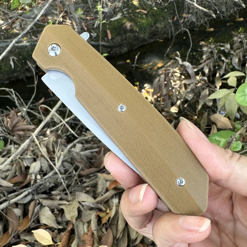 Outdoor knife Folding knife Multi-purpose camping folding knife, high hardness sharp survival knife, creative portable fruit kni