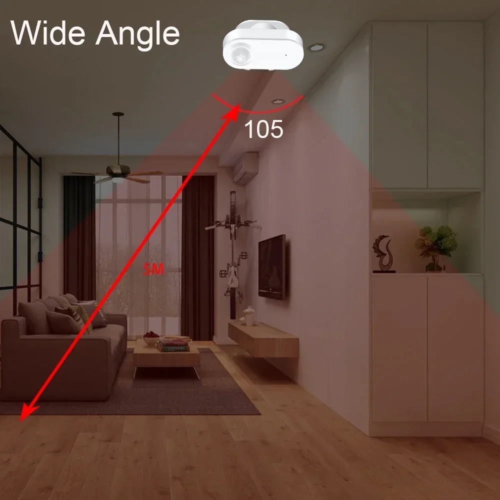 Zigbee Human Presence+ PIR Motion Detection Sensor Luminance Detector Zasilanie bateryjne Obsługa Zigbee2mqtt Home Assistant