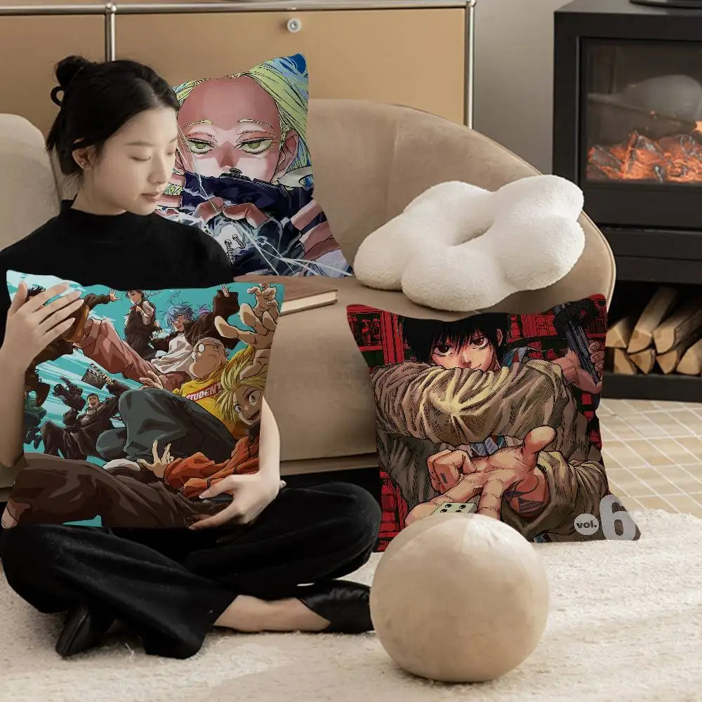 

Anime SAKAMOTO DAYS Lucky Dragon pillow cover sofa cushion cover home room decoration children gift