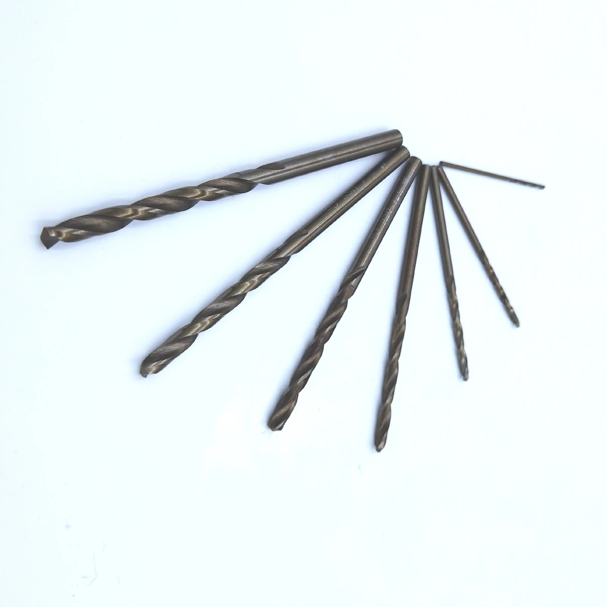 Brocas helicoidales de acero inoxidable, vástago recto M35 de cobalto, 5, 5,0, 5,1, 5,2, 5,3, 5,4, 5,5, 5,6, 5,7, 5,8, 5,9mm, HSS-CO