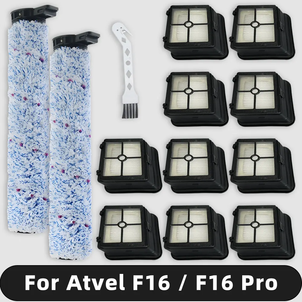 

Compatible For ( Atvel F16 / F16 Pro ) Replacement Parts Roller Brush Hepa Filter Accessories Consumables