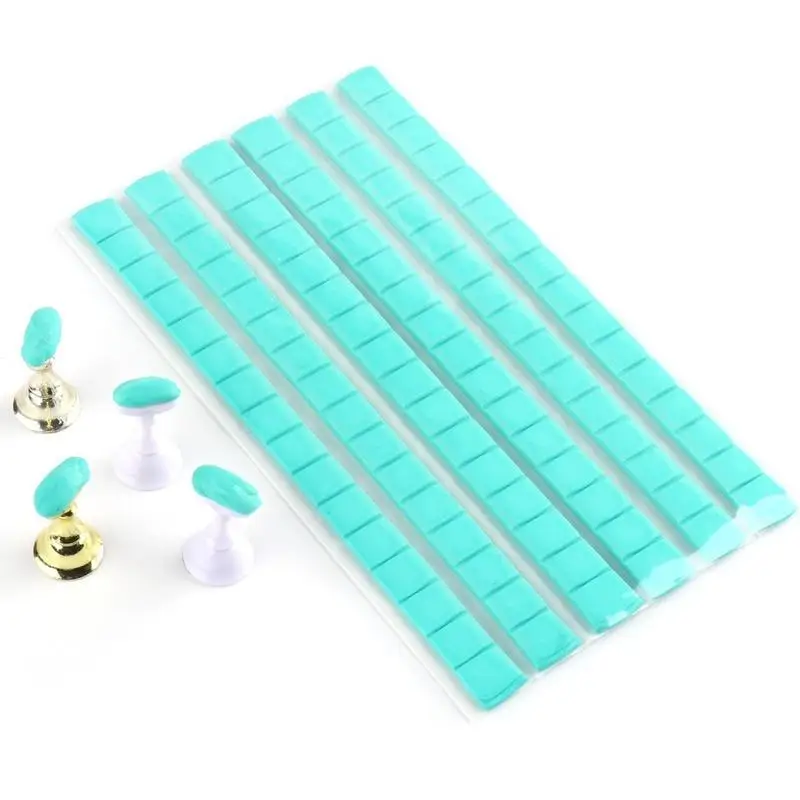 1 Pack Adhesive Glue Fixing Clay for False Nails Tips Nail Art Display Non-trace Sticky Plasticine DIY Practice Manicure Tool