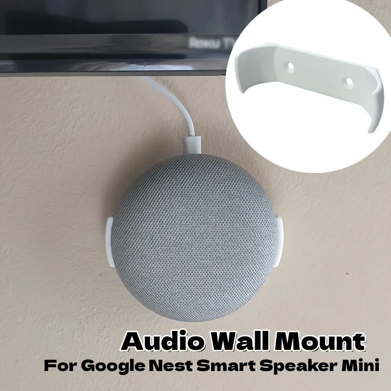 Audio Wall Mount Home Wall Mount Wall Storage Organization Bracket Home Decoration For Google Nest Smart Speaker Mini