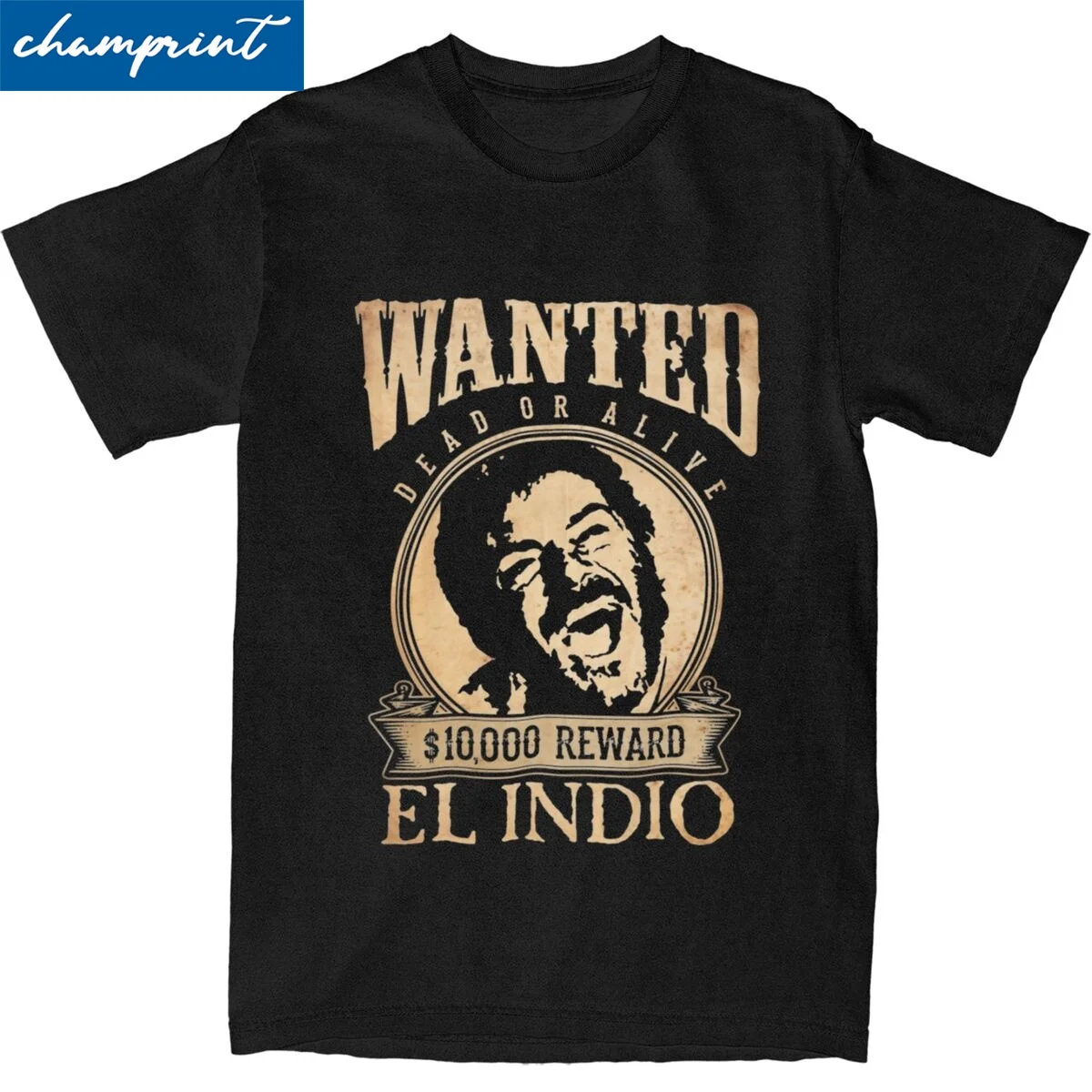 Футболки El Indio в желаемом стиле для мужчин и женщин, хлопковые повседневные футболки с круглым вырезом, одежда с коротким рукавом 6XL