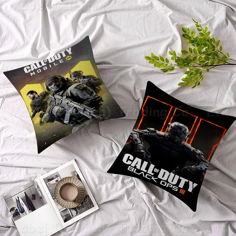 

Call Of Duty Personalized Picture Text Home Decorative Pillows Household Gifts 45x45cm