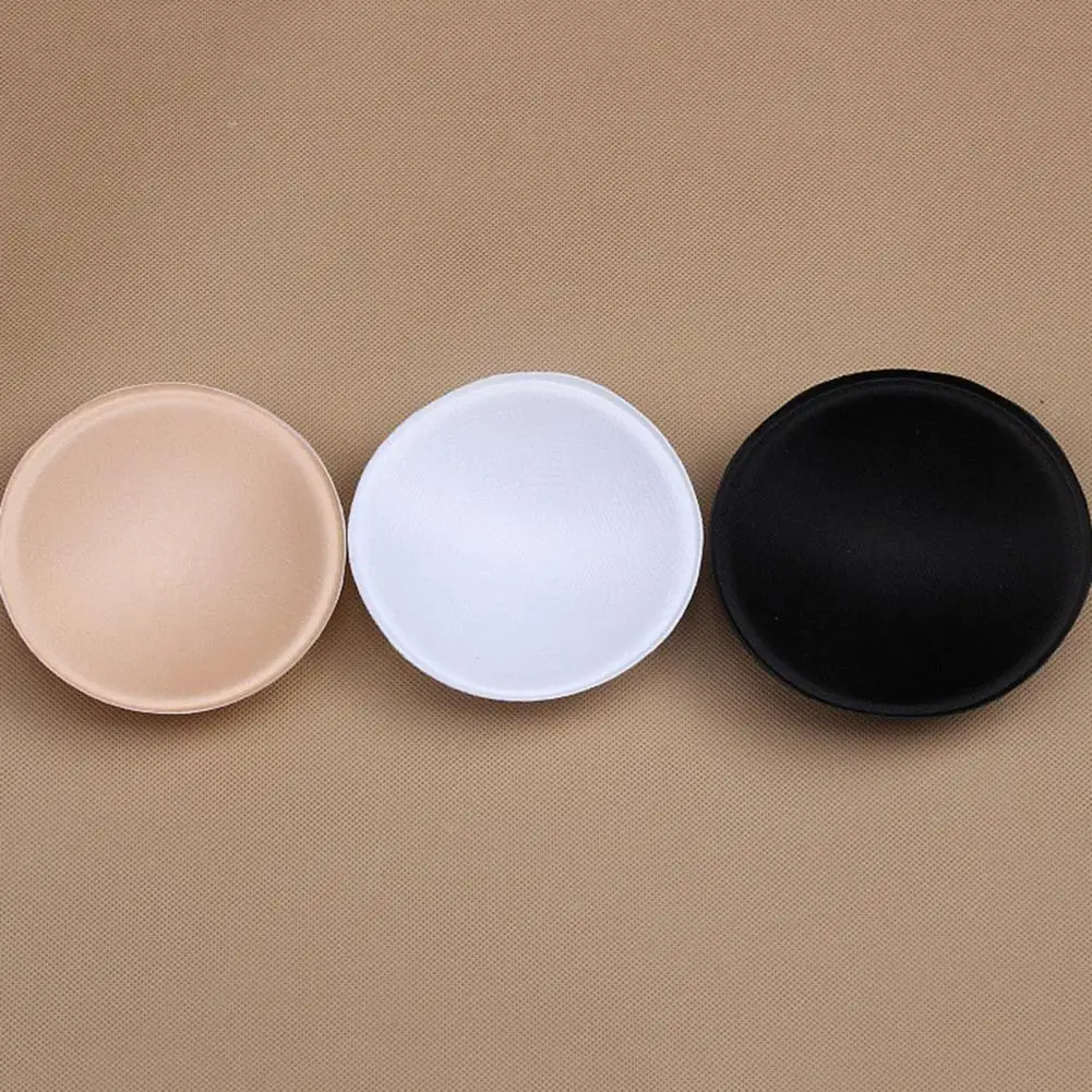 Non-deformable Bra Padding Round Sponge Push Up Bra Pads Set for Women Latex Feel Enhancers for Swimsuits Bikinis Yoga for Wear