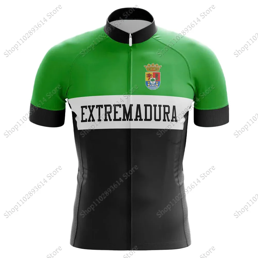 Extremadura 2024 Cycling Jersey Set Men Summer Clothing Short Sleeve Bicycle Shirt Road Bike Suit MTB Shorts Wear Maillot